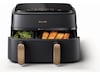 Philips dual basket airfryer 9L NA352/00 (grå/koppar) Airfryer