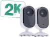 Arlo Essential 2 2K övervakningskamera 2-pack Övervakningskamera
