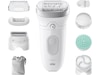 Braun Silk-épil 7 SkinSpa SE7-081 Epilator (vit/silver) Epilator & IPL-hårborttagning