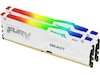 Kingston FURY Beast RGB DDR5 6000MHz 32GB (vit) Minne