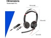 Poly Blackwire 5220 MS Teams USB-C Headset Trådbundet headset