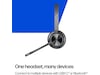 Poly Voyager 4320-M MS USB-C Headset med laddningsställ Trådlöst headset