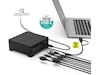 Port Design Universal Office Dockningsstation 2 x 2K Dockningsstation och USB-hub