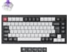 Keychron Q1 HE 75% QMK trådlöst gamingtangentbord (svart) Gamingtangentbord