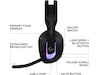 Logitech G522 Lightspeed trådlöst gamingheadset (svart) Gamingheadset