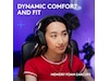 Logitech G321 Lightspeed Trådlöst Gamingheadset (svart) Gamingheadset