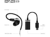 Sony INZONE E9 In-Ear Gaming Ørepropper (sort) In-ear hörlurar