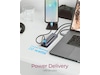 ICY BOX 10 portar USB Type-C® Gen 2 Hub Dockningsstation och USB-hub