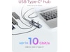 ICY BOX 10 portar USB Type-C® Gen 2 Hub Dockningsstation och USB-hub