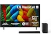 LG 43" NANO80 AI 4K NanoCell Smart TV (2025) + Soundbar  20 - 49 tums TV