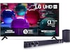 LG 65" UA73 AI 4K UHD Smart TV (2025) + soundbar 60 - 69 tums TV
