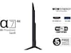 LG 65" UA73 AI 4K UHD Smart TV (2025) + soundbar 60 - 69 tums TV