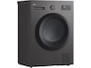 LG F4A1009NDK tvättmaskin (mörk silver) + torktumlare Tvättmaskin