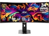 MSI 34" curved gamingskärm MPG 341CQR X36 Bildskärmar