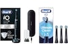 Oral-B iO 10 elektrisk tandborste (svart) + borsthuvuden Eltandborste