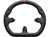 Asetek Closed D rattkrans läder (svart) Ratt och pedaler