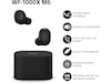 Sony WF-1000XM6 trådlösa öronproppar med brusreducering (svart) In-ear hörlurar