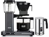 Moccamaster Automatic 53747 kaffebryggare (stengrå) + mjölkskummare Kaffebryggare