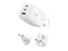 Belkin BoostCharge Pro GaN 100W väggladdare + reseadapter Mobilladdare