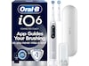 Oral-B iO6 elektrisk tandborste (grå) Tillbehör till tandvård