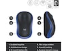 Logitech M185 Trådlös Mus Blå Mus