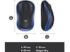 Logitech M185 Trådlös Mus Blå Mus