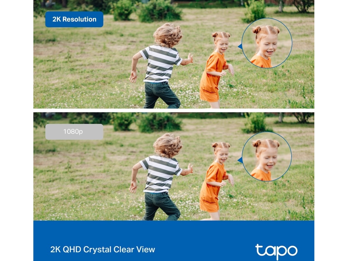 TP-Link Tapo C320WS 2K WiFi Camera Outdoor (vit) Övervakningskamera