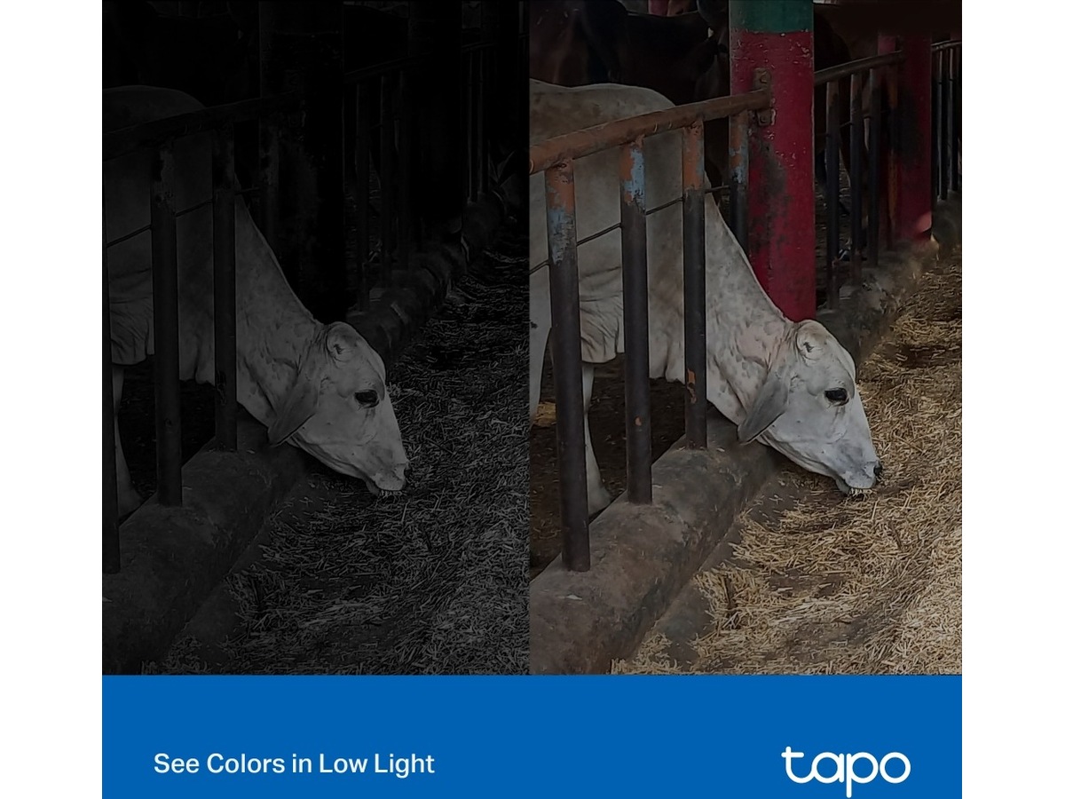 TP-Link Tapo C320WS 2K WiFi Camera Outdoor (vit) Övervakningskamera