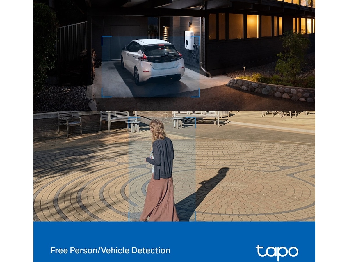 TP-Link Tapo C320WS 2K WiFi Camera Outdoor (vit) Övervakningskamera