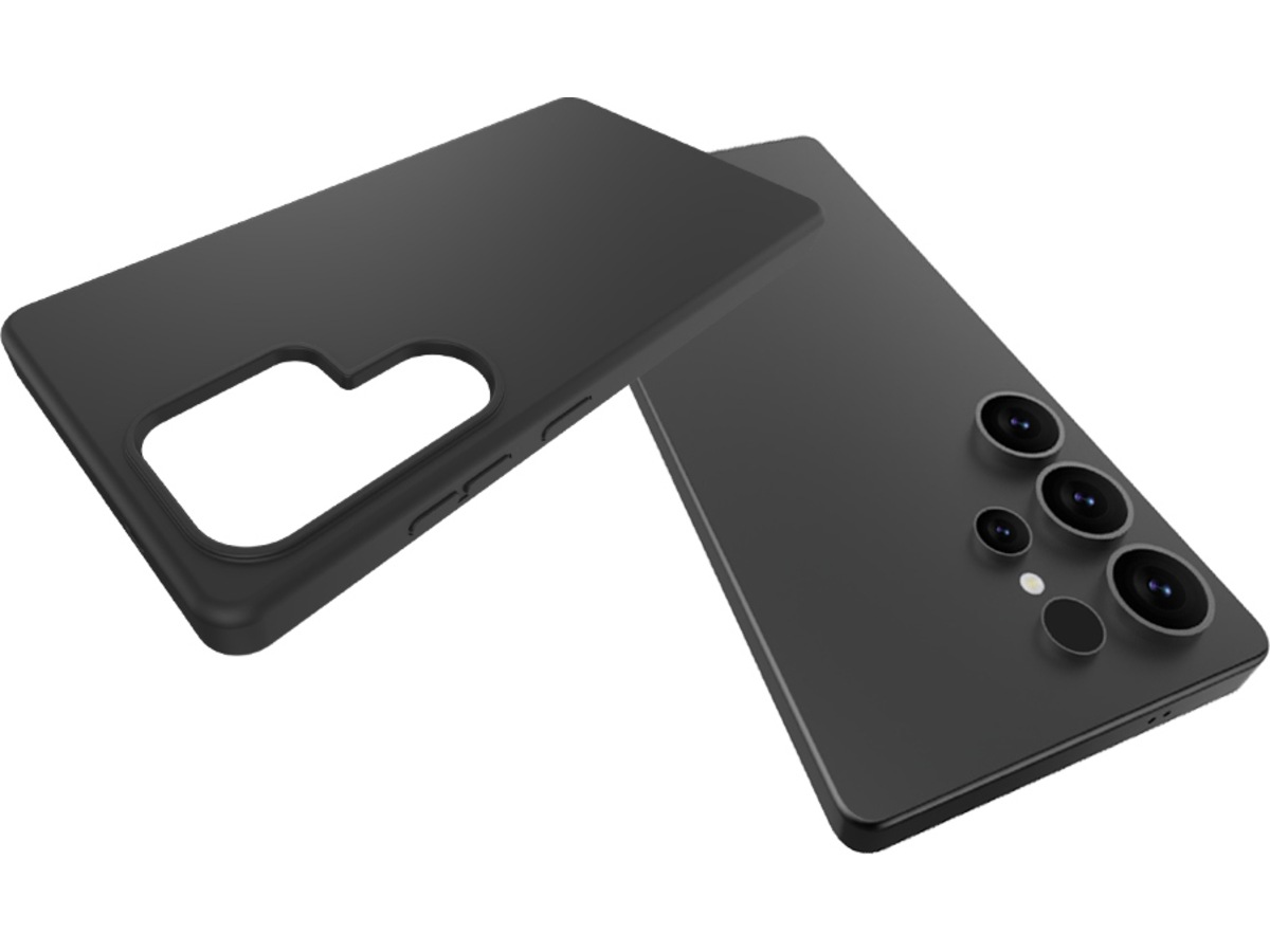 iiglo Galaxy S25 Ultra Silikonskal (svart) Mobilskal