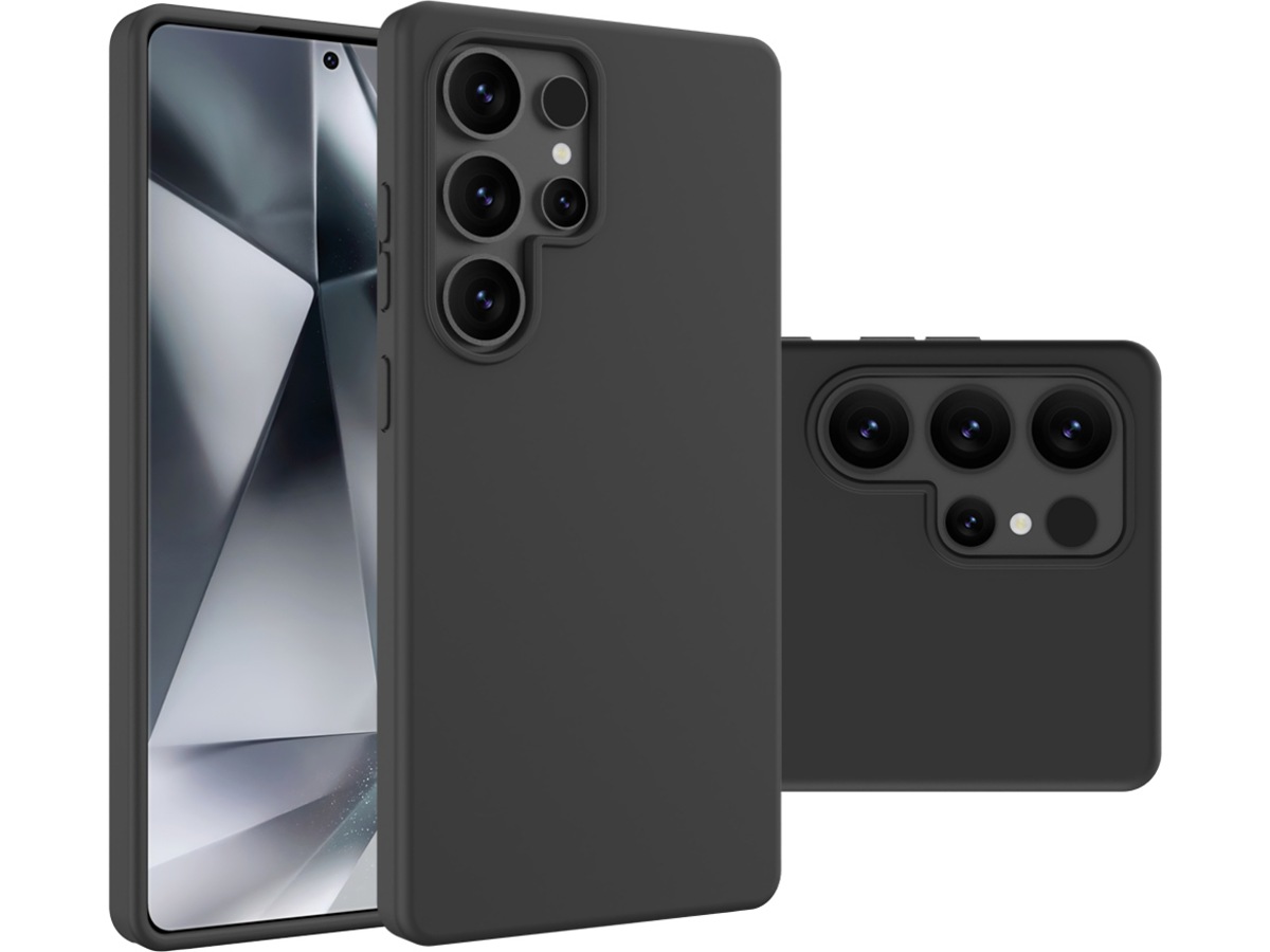 iiglo Galaxy S25 Ultra Silikonskal (svart) Mobilskal