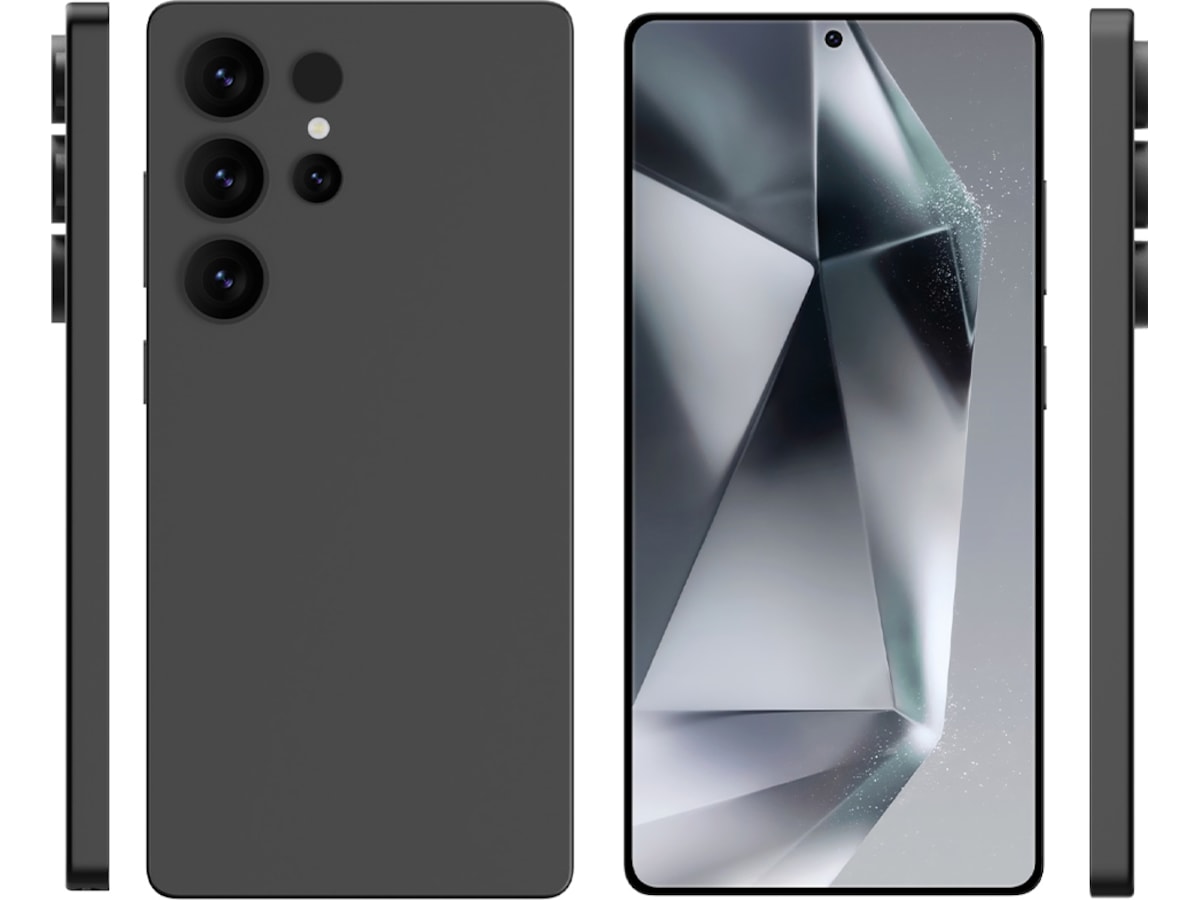 iiglo Galaxy S25 Ultra Silikonskal (svart) Mobilskal