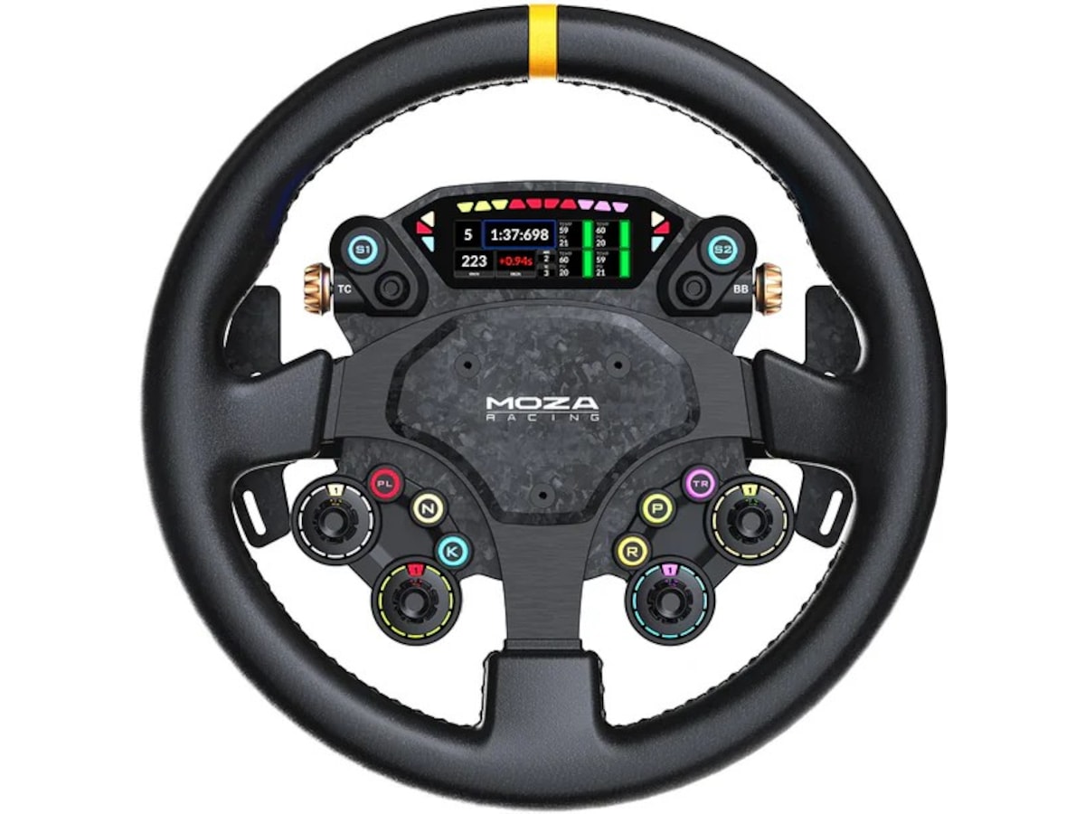 MOZA CS Pro Steering Wheel Ratt och pedaler