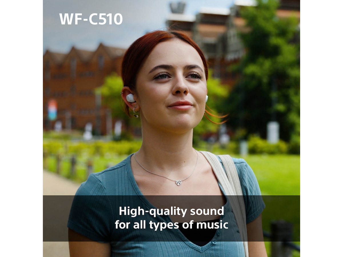 Sony WH-1000XM5 trådlösa hörlurar, over-ear (silver) + WF-510 öronsnäckor Hörlurar