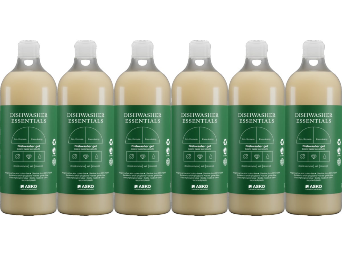 ASKO diskmedel 1L 6 st Tillbehör till tvättmaskiner & torktumlare
