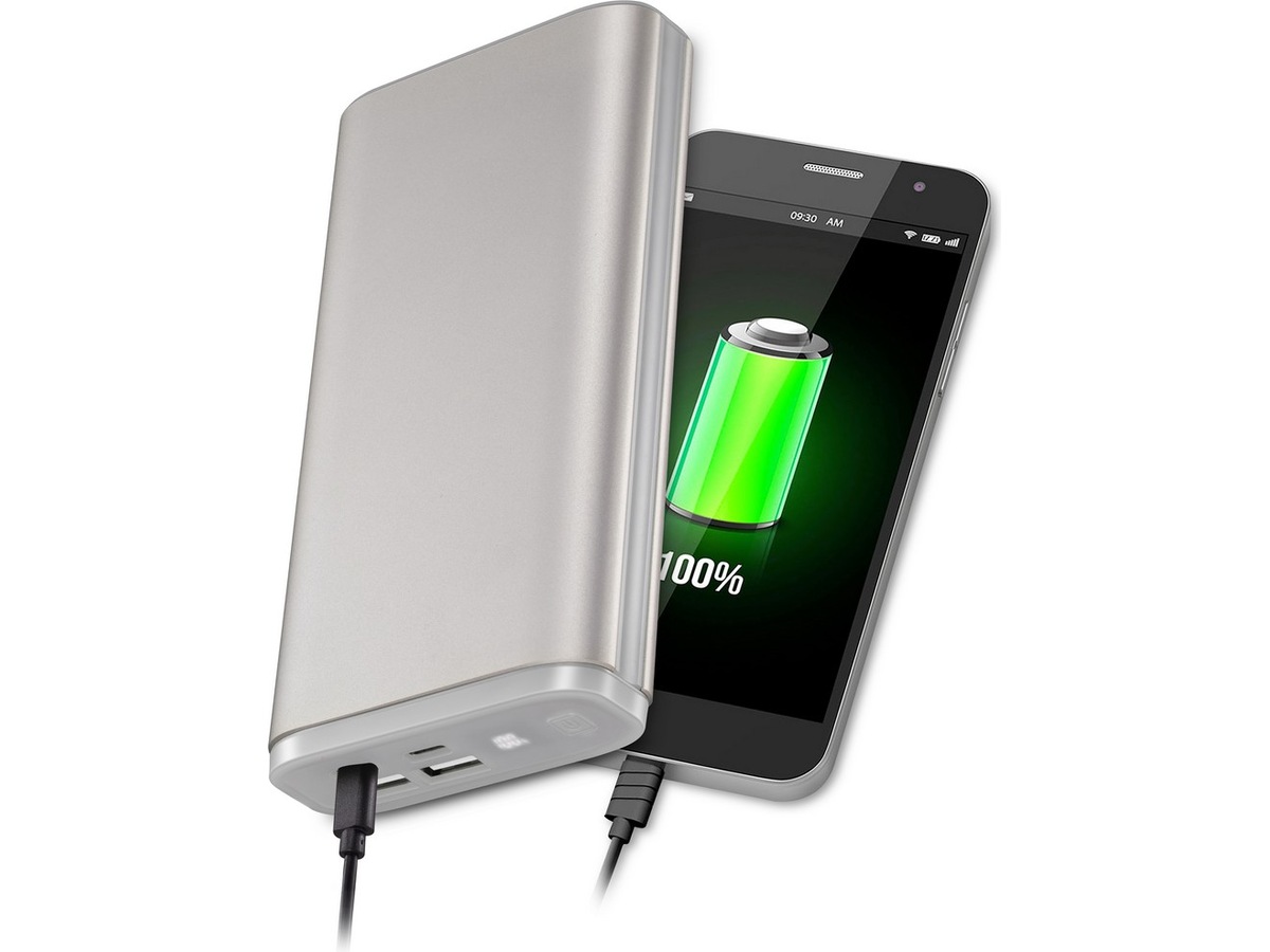 Andersson powerbank 20.000 PD/QC 3.0 V2 (desert titanium) 2-pack Powerbank