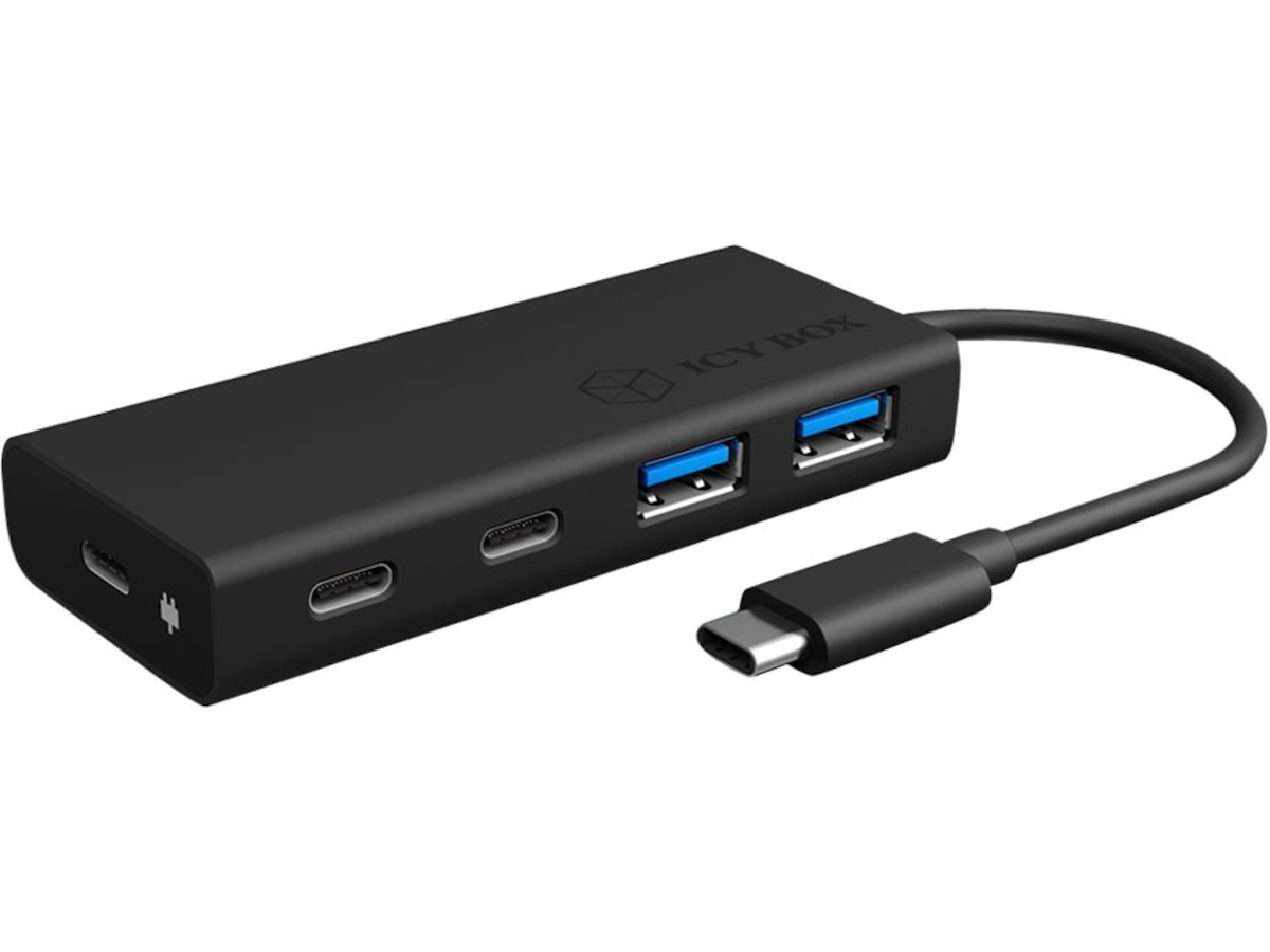 ICY BOX USB-C-hub Dockningsstation och USB-hub