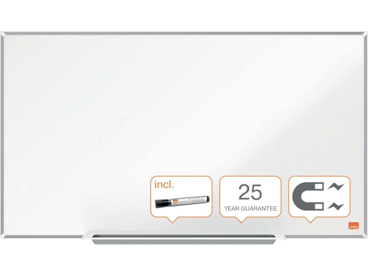 Nobo Whiteboard Impression Pro Widescreen 32" emaljerad magnetisk tavla Whiteboards