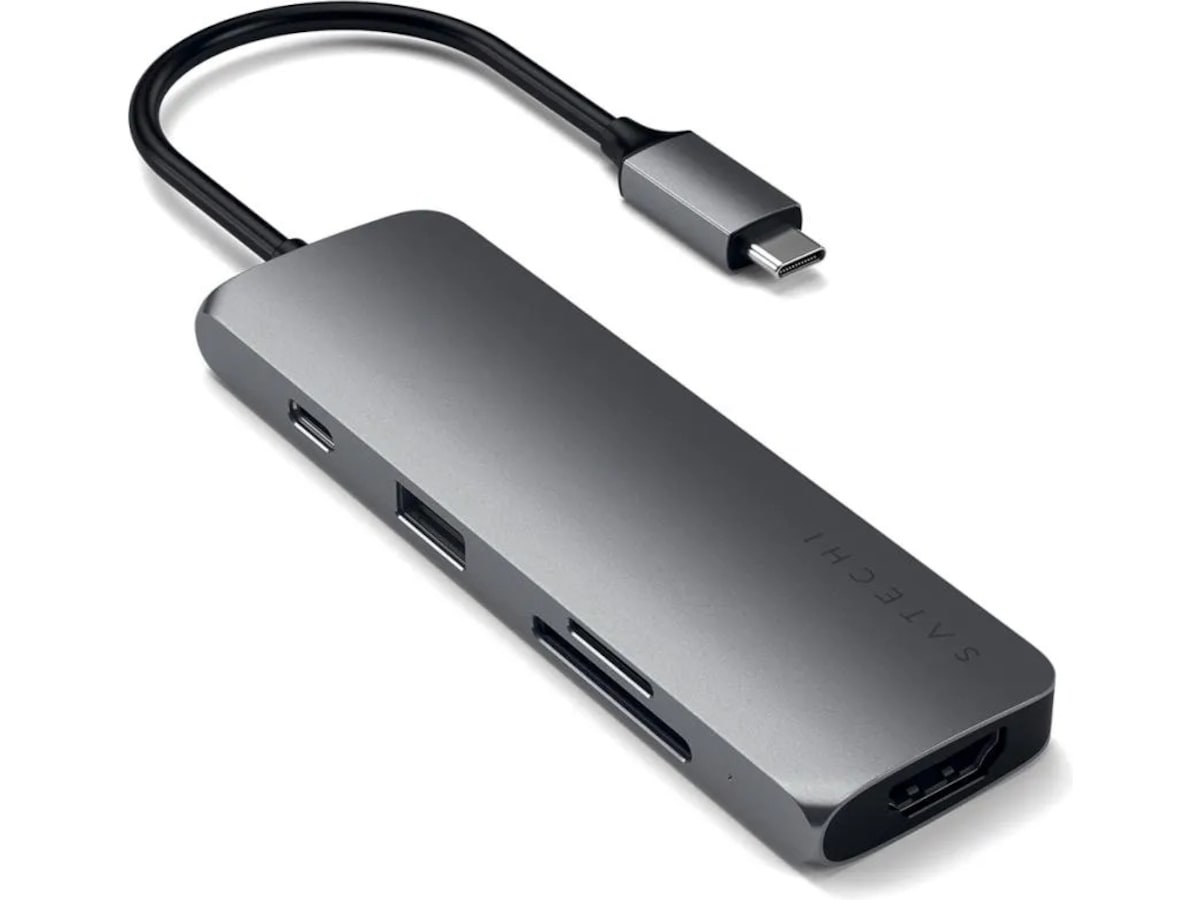 Satechi USB-C Multiport Pro Adapter 4K HDMI Dockningsstation och USB-hub