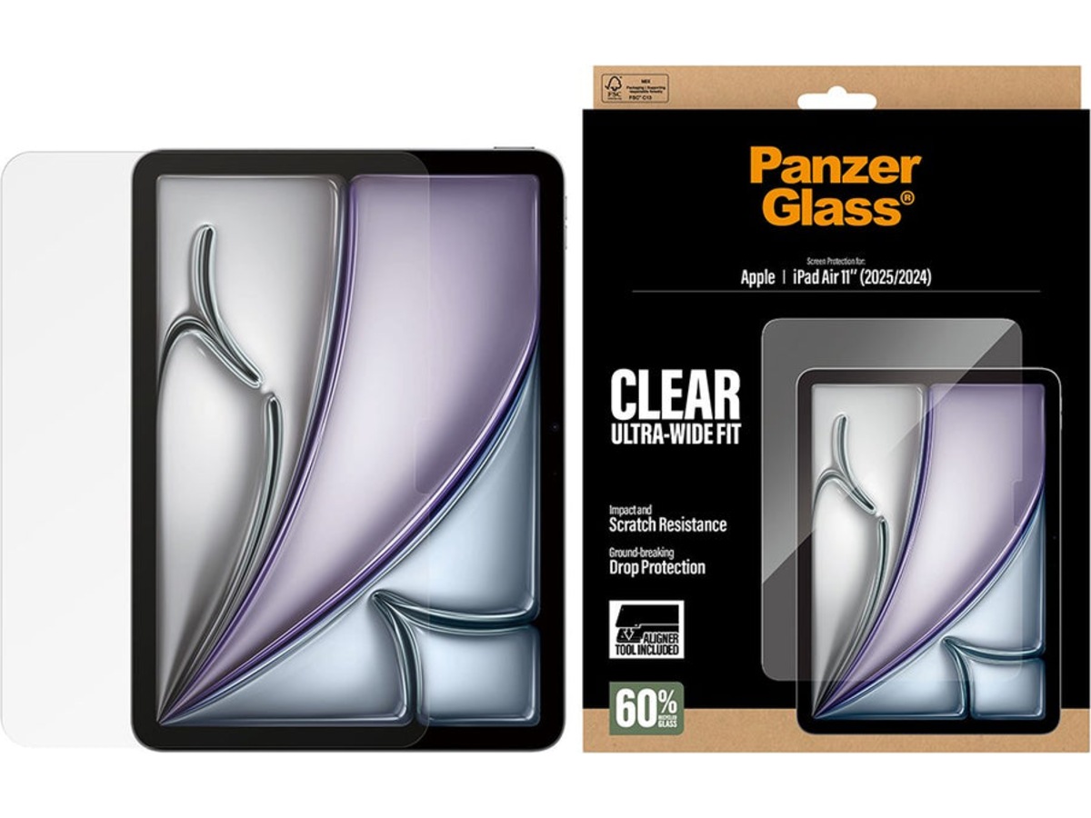 PanzerGlass iPad Air 11" (M2/M3) Fast Fit skärmskydd Skärmskydd surfplattor