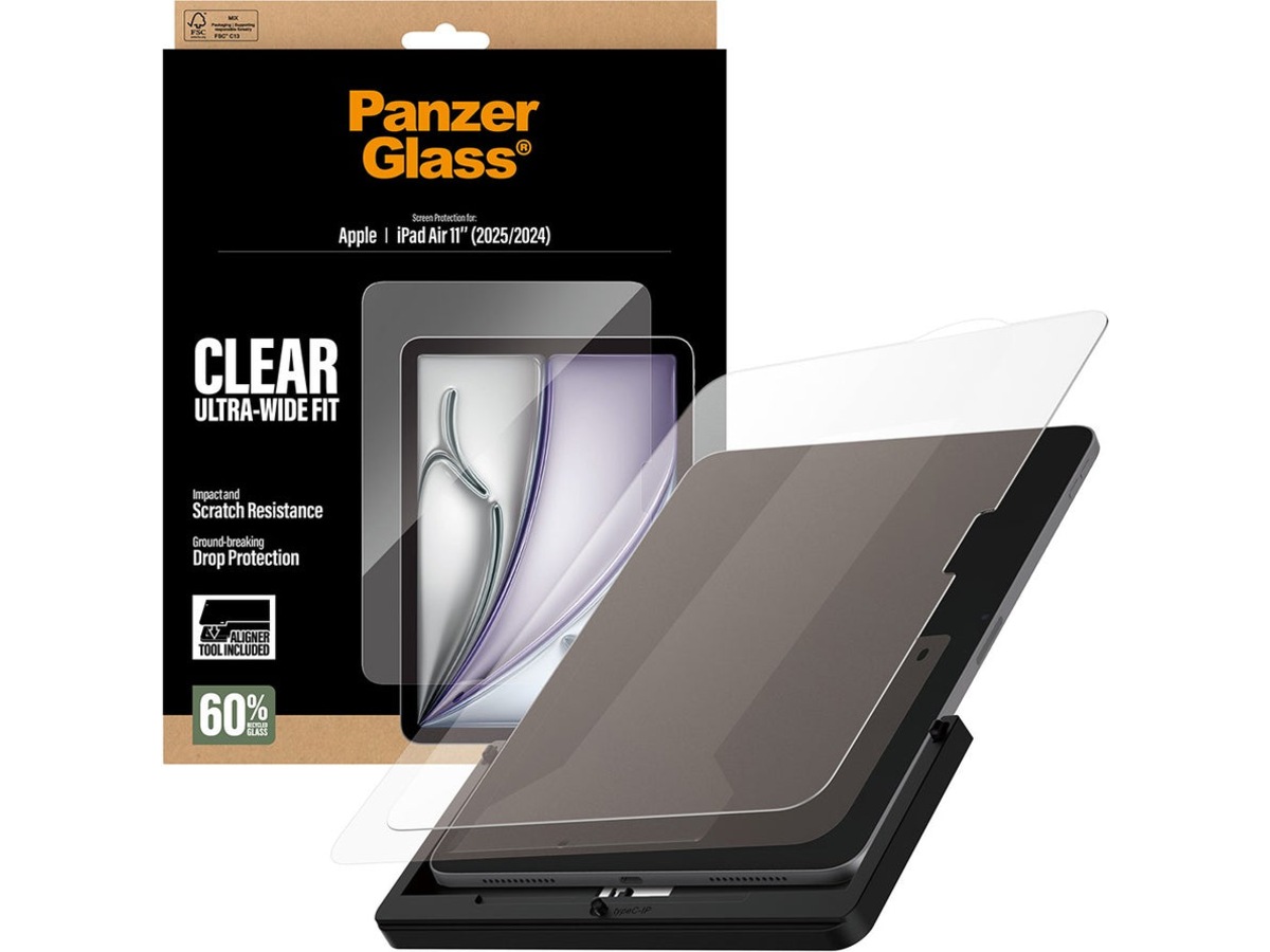 PanzerGlass iPad Air 11" (M2/M3) Fast Fit skärmskydd Skärmskydd surfplattor