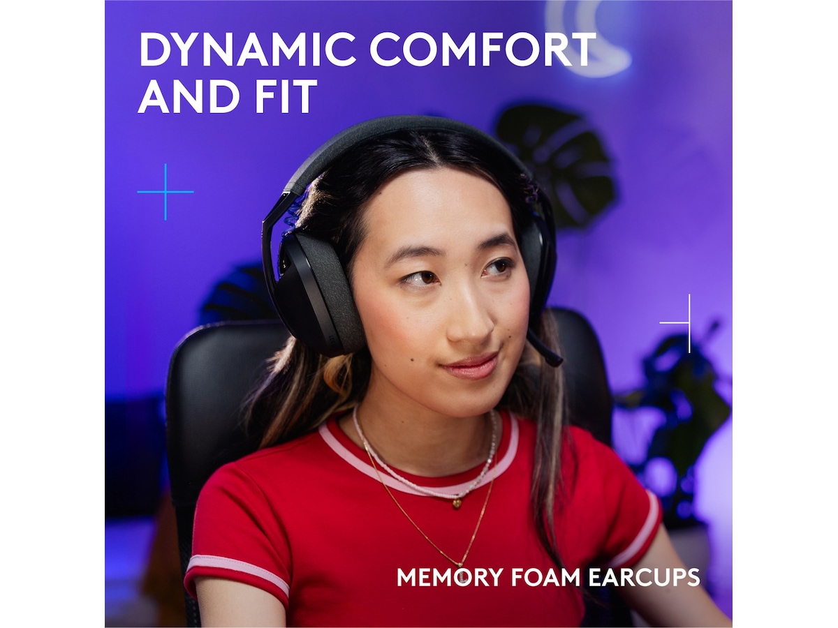 Logitech G321 Lightspeed Trådlöst Gamingheadset (svart) Gamingheadset