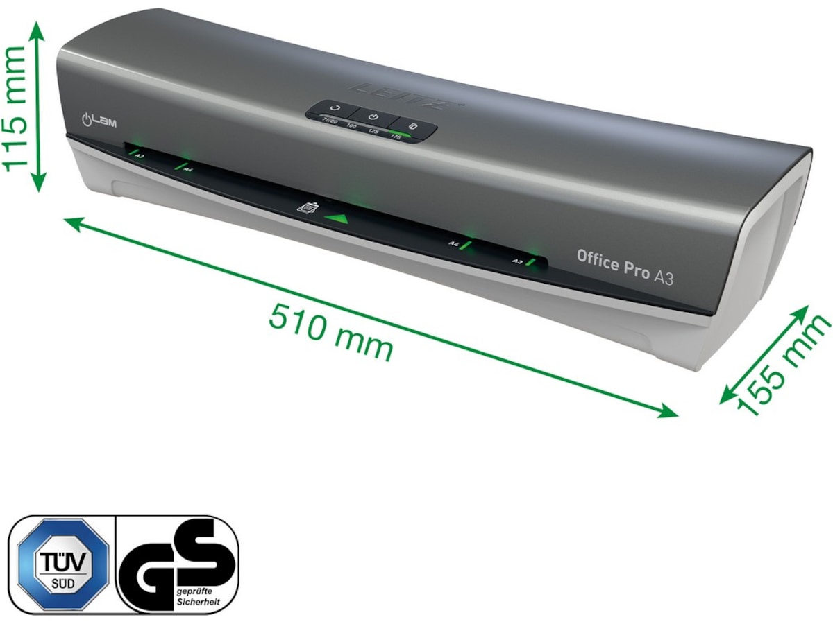 Leitz iLAM Office Pro lamineringsmaskin A3 Laminatorer