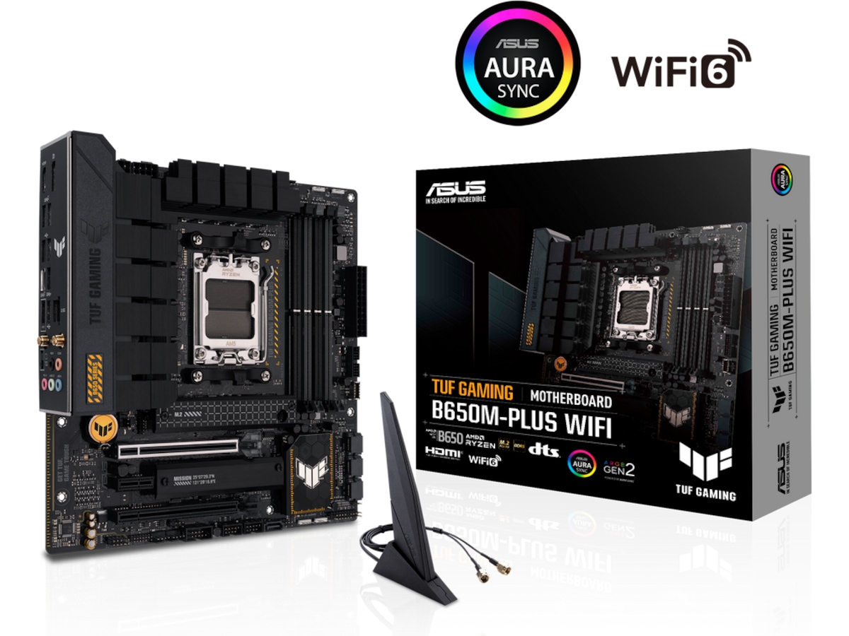 ASUS TUF Gaming B650M-PLUS WIFI Moderkort AMD Socket