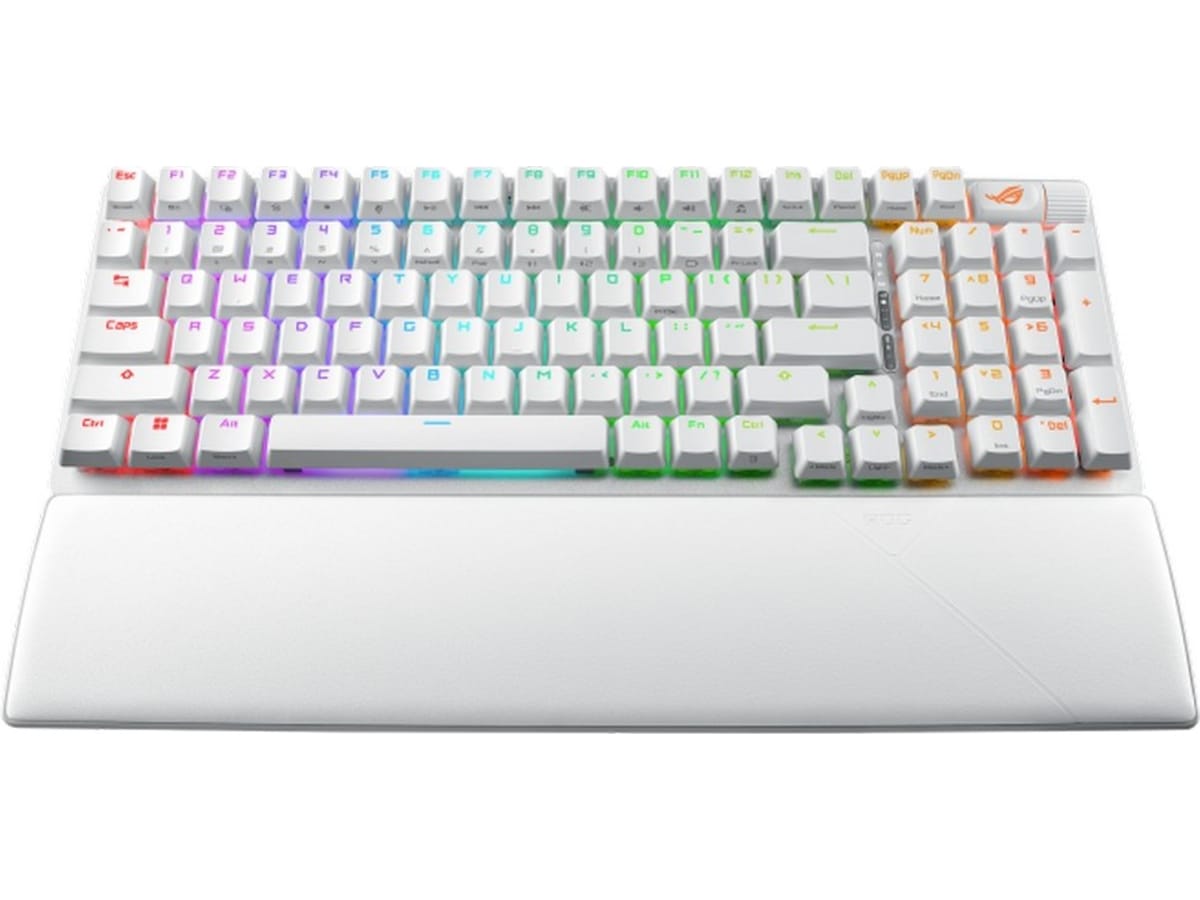ASUS ROG Strix Scope II 96 trådlöst speltangentbord (vit) Gamingtangentbord