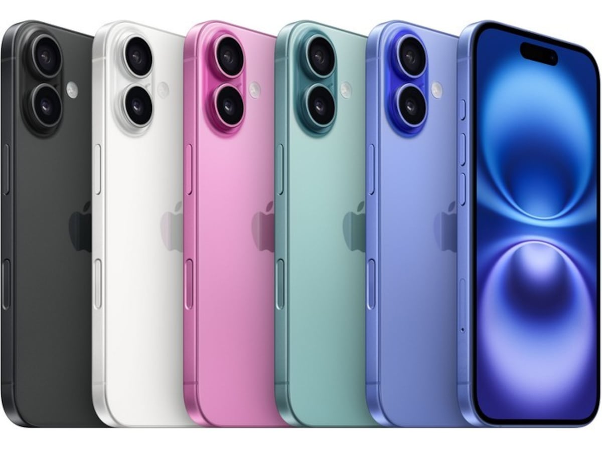 iPhone 16 Plus 128GB (vit) Mobiltelefoner