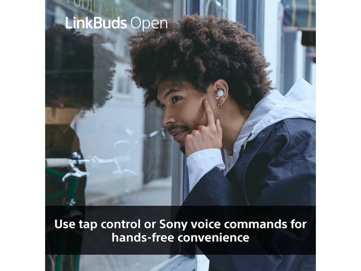 Sony Linkbuds Open true wireless öronproppar (vit) In-ear hörlurar