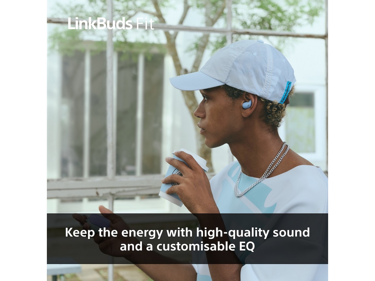 Sony Linkbuds Fit trådlösa öronsnäckor, In-Ear (lila) In-ear hörlurar