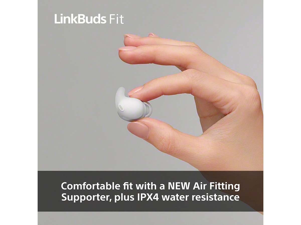 Sony Linkbuds Fit trådlösa öronsnäckor, In-Ear (grön) In-ear hörlurar
