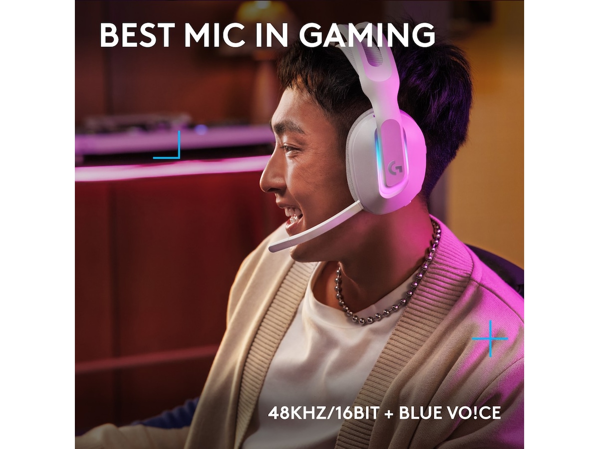 Logitech G522 Lightspeed trådlöst gamingheadset (vit) Gamingheadset